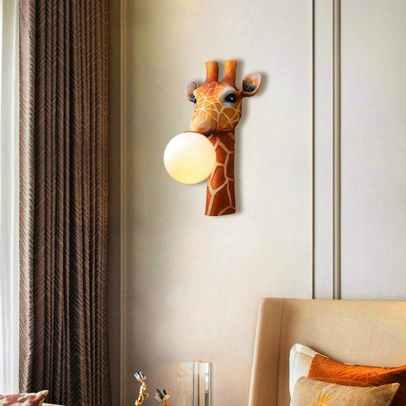 Children's Room Giraffe Lamp