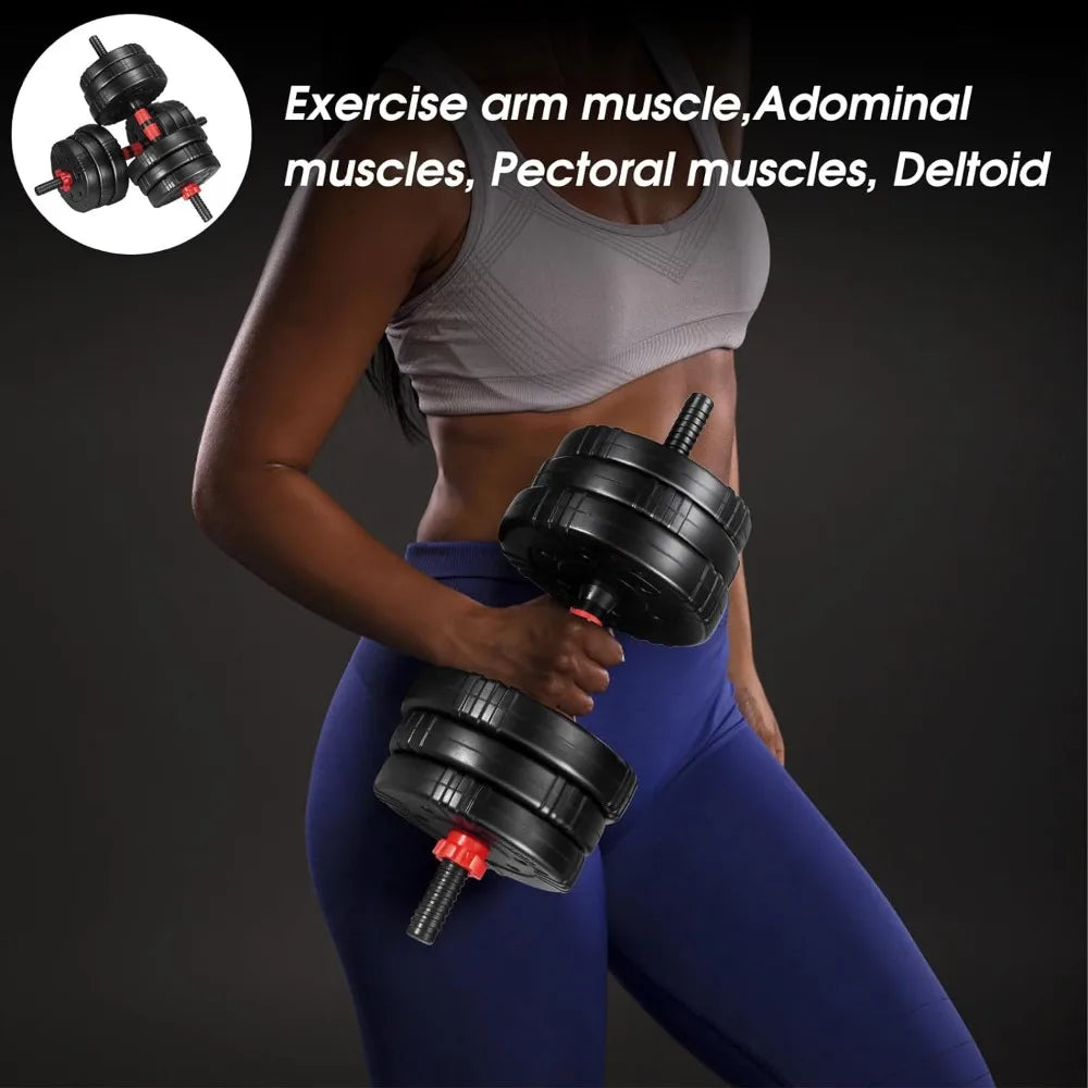 Adjustable Dumbbell Set, 22/44/66/88lbs