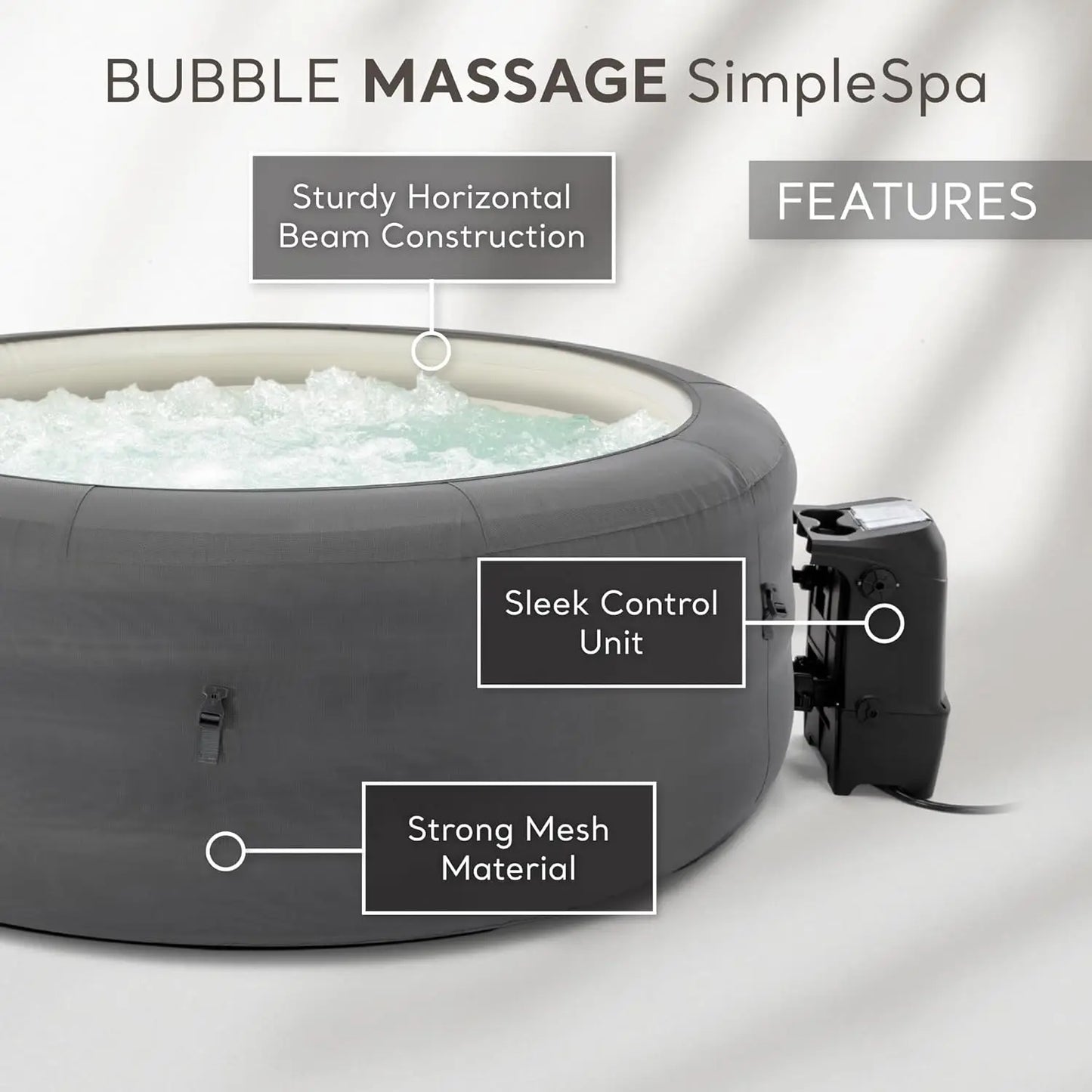 Inflatable Round Hot Tub with Jets