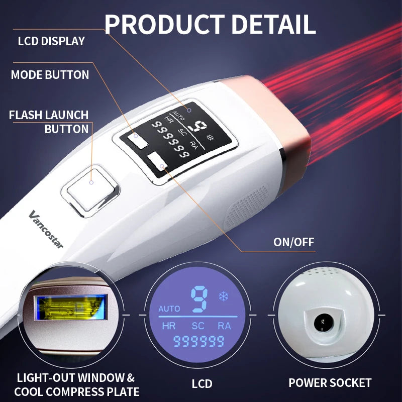 4in1 Laser Hair Removal tool