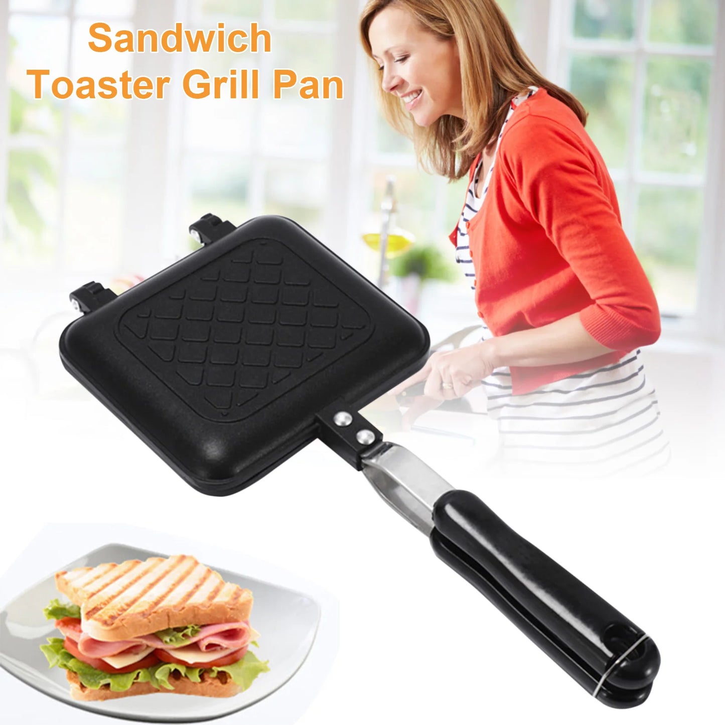 Gas Non-Stick Grill Frying Pan