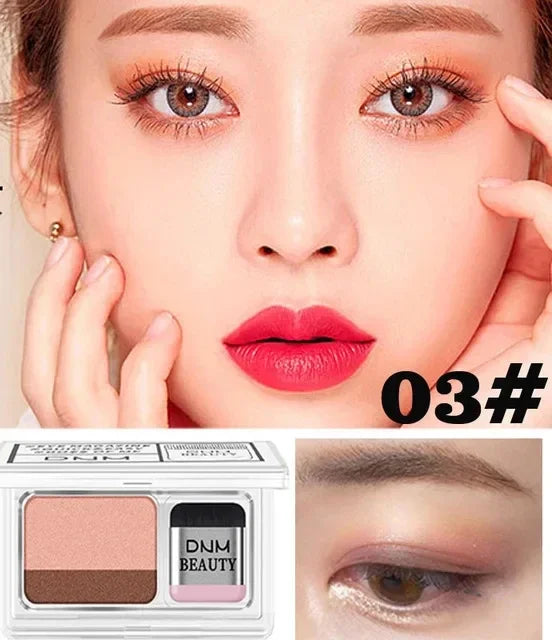 Two-color Matte Eye Shadow
