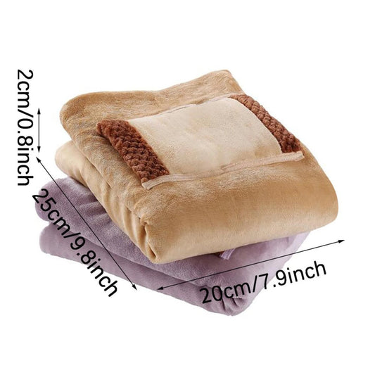 Fleece Weighted Heated Throw