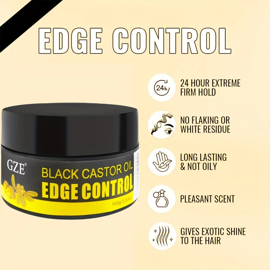 African Black Castor Extra Hold Edge Control