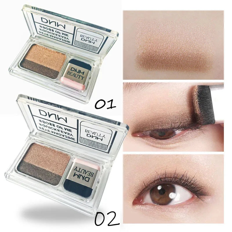 Two-color Matte Eye Shadow