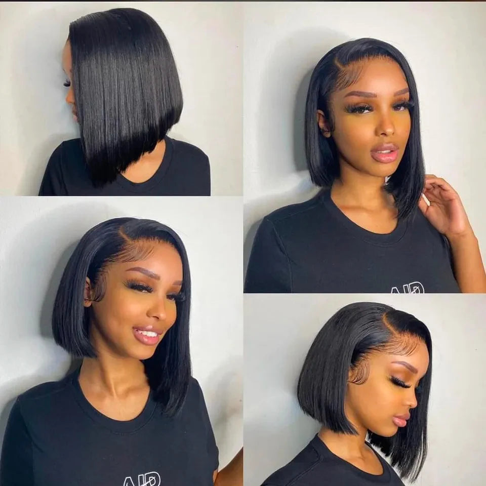 Brazilian Hair Bob Human Hair Lace Front