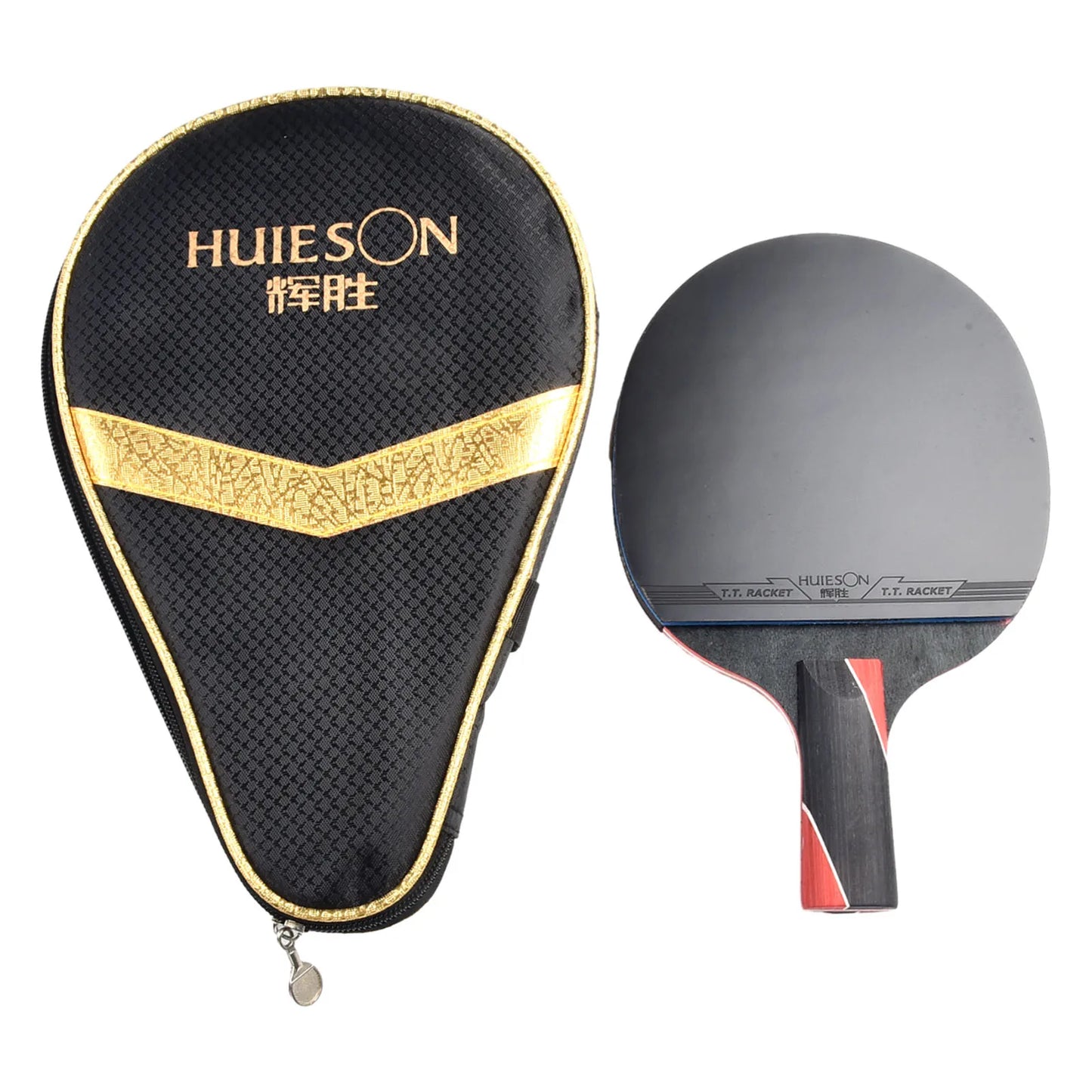 One Ping Pong Paddle and case