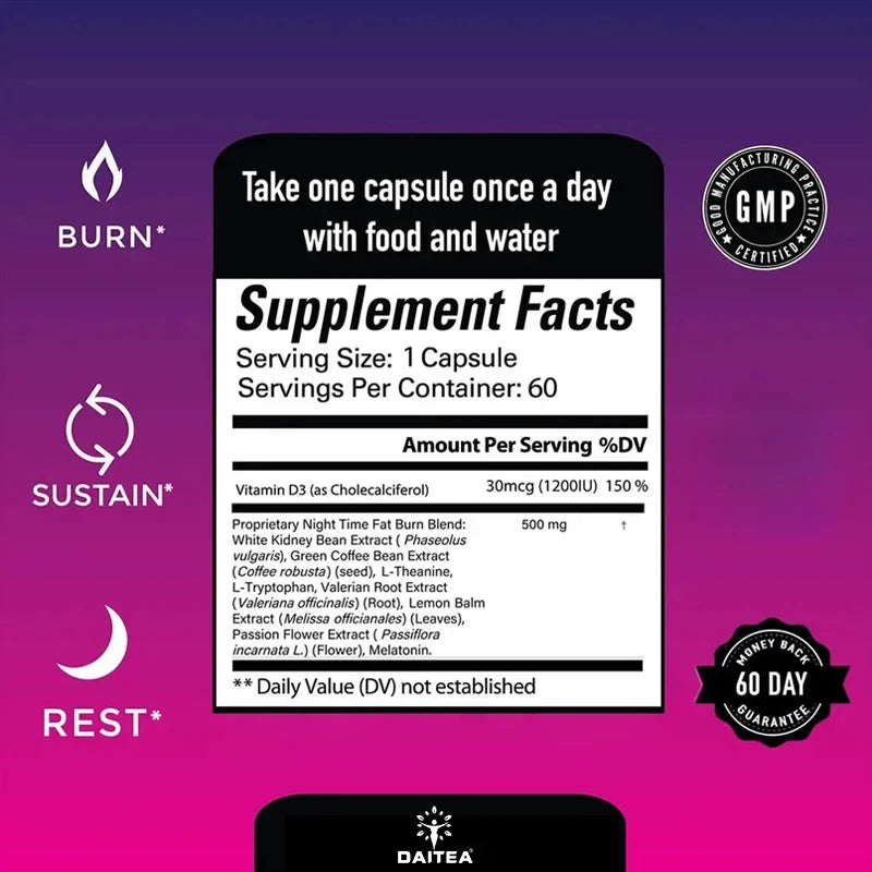 Nighttime Fat Burning Supplement
