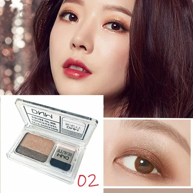 Two-color Matte Eye Shadow