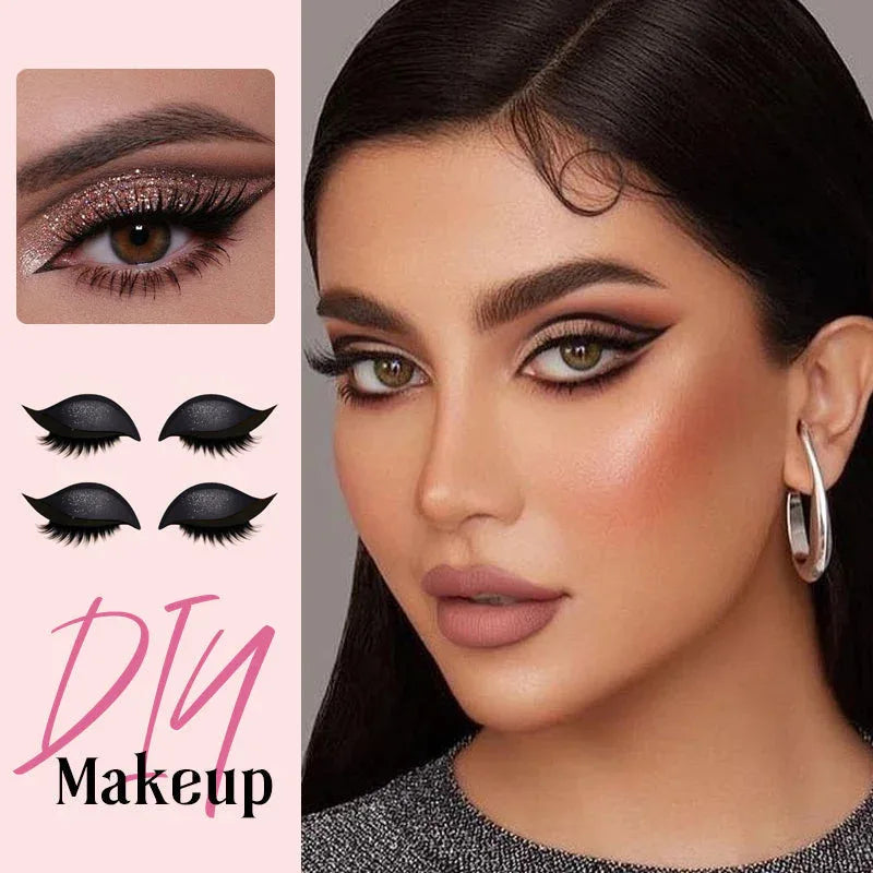 Reusable EyeShadow & Eyelash Makeup Stickers