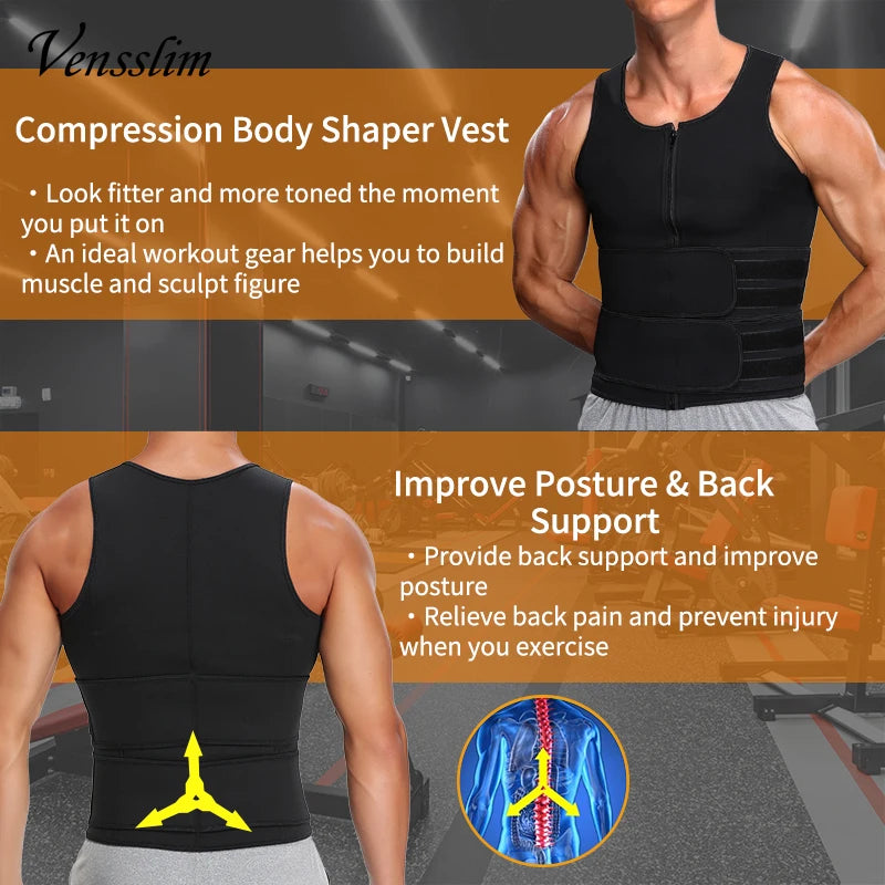 Men's Waist Trainer Vest